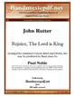 Rejoice the Lord is King Concert Band sheet music cover